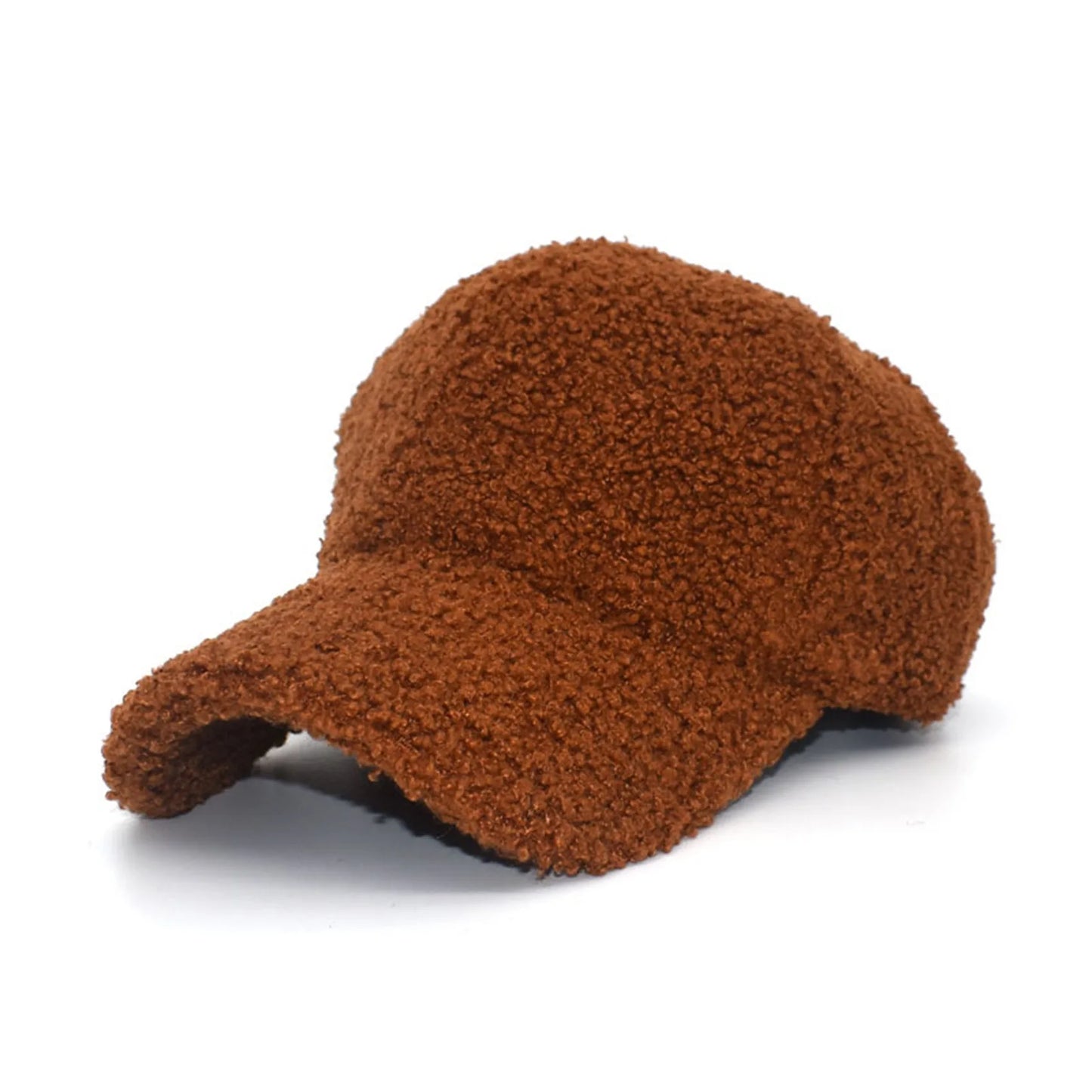 Cashmere Baseball Cap New Winter Windproof Lamb Wool Caps Warm Caps Women Men Plush Simple Hat Casual Comfortable Outdoor Hats