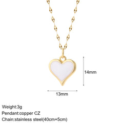 Heart Evil Blue Eye Sun Necklace for Women Cute Dog Bee Elephant Gold Color Pendant