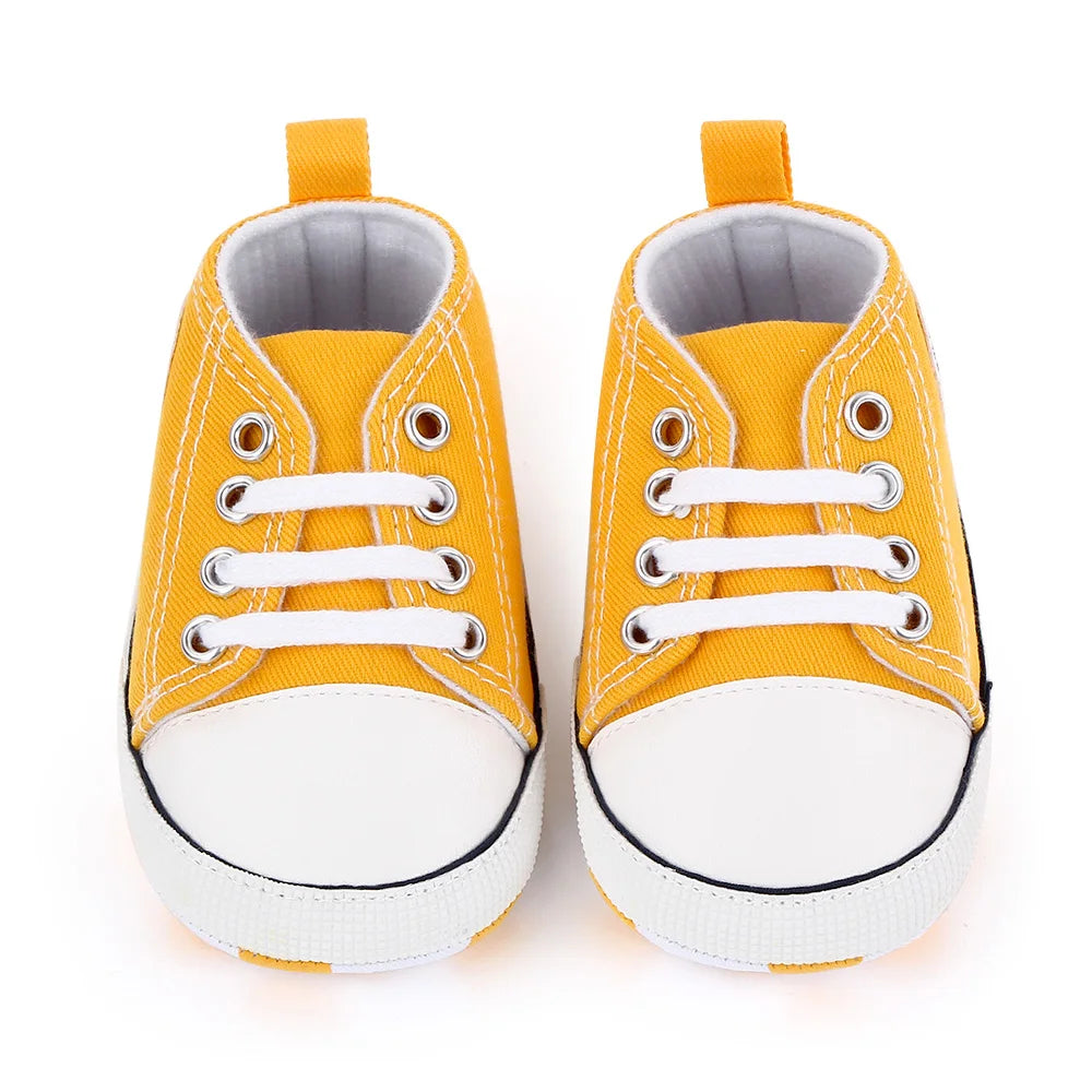Baby Classical Canvas Shoes for Spring and Autumn Toddler Pre Walking Shoes