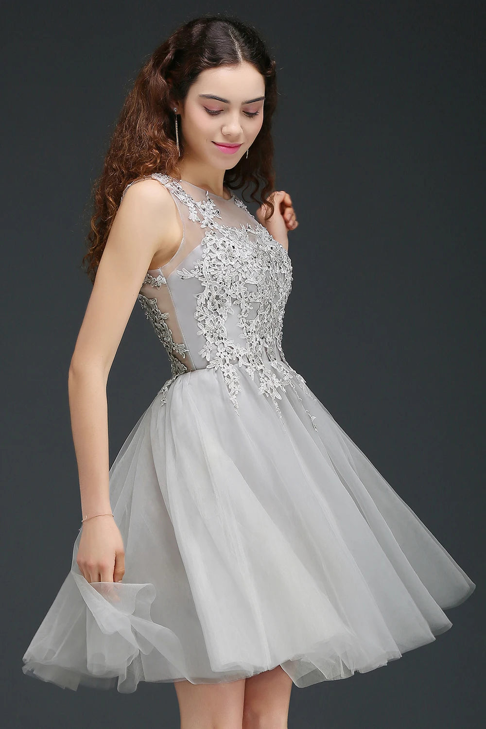 Homecoming Dresses: Evening Dresses O Neck Graduation Prom Cocktail Party Gowns
