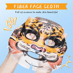 10pcs Moisturizing Face Mask skincare Cartoon Animal Pattern Firming Brightening Facial Masks Face Sheet Mask Skin Care