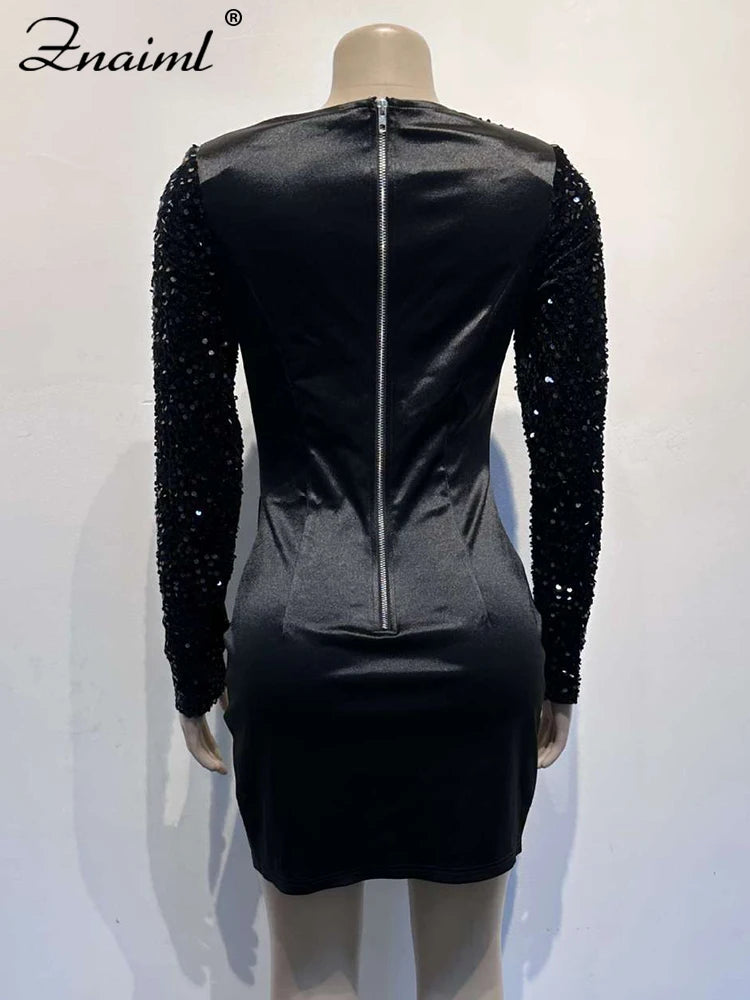 Formal attire Dresses: Evening Party Square Collar Corset Side Slit Slim Short Dresses