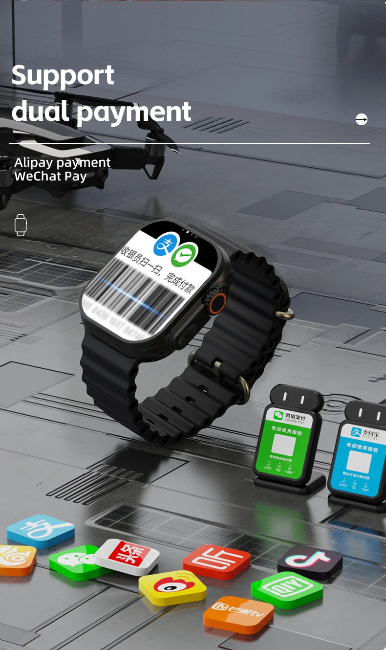 CD12 S11 Ultra 3 Smartwatch 4G 5G 2.26inch Amoled Android 12.0 Smart Watch With Rotary Camera Compass GPS WIFI 2080mAH Battery