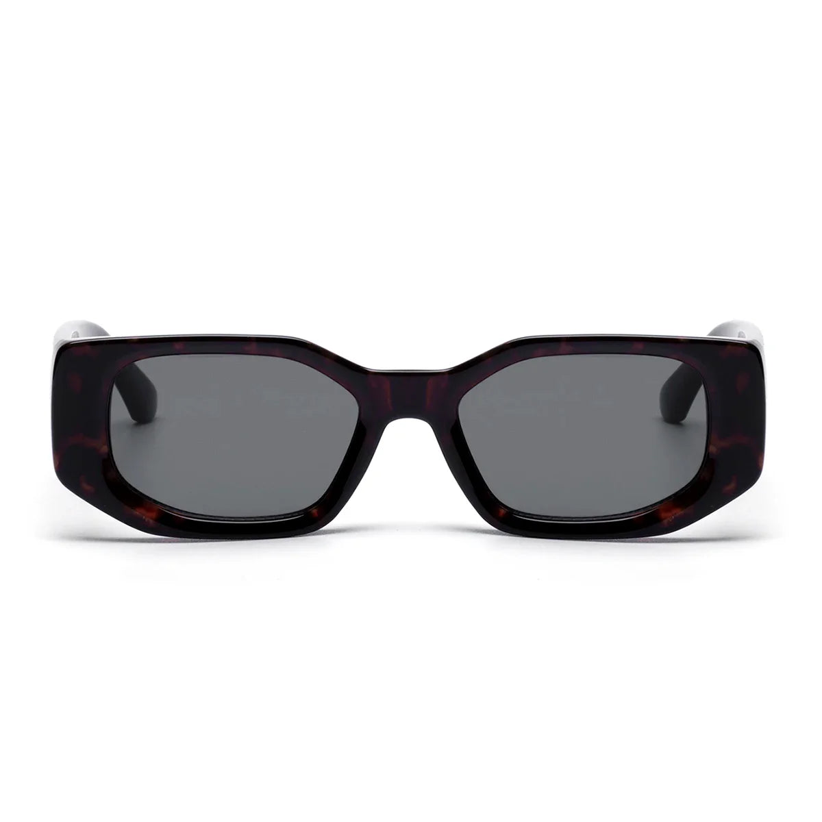 Ruiao 2025 new black classic retro designer branded concave irregular thick frame men women fashion sunglasses