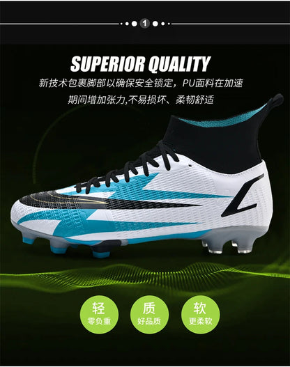 Original FG/TF Men Football Boot Turf Training Futsal Hall Soccer Shoes Outdoor