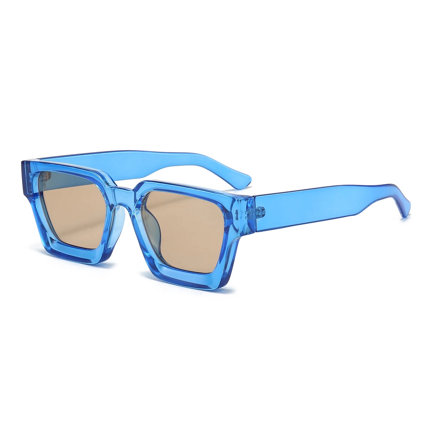 KLASSNUM Men Square Frame Sunglasses 2025 Luxury Brand Designer Sun Glasses Retro Trendy Shades UV400 Unisex Women Glasses New