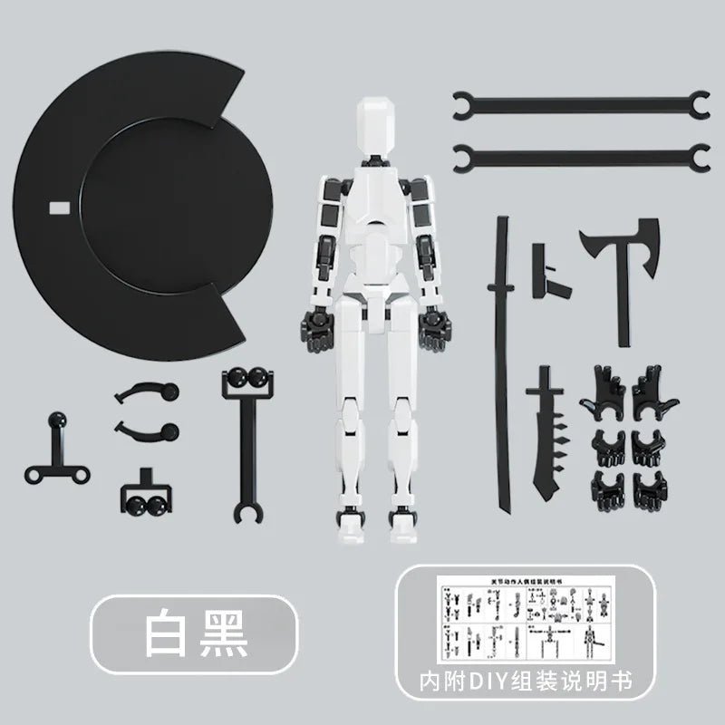 1PCS T13 Joints Figure Articulate Movable Dummy Doll Diy Assembly Toy 3D Printed Action Figure Stop Motion Animation Dummy Gift