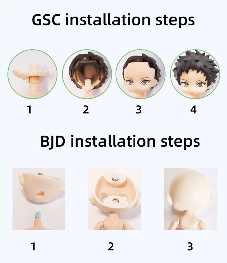 New YMY Body Joint Doll DIY Boy girl Body for obitsu 11, GSC Head, Ob11,1/12BJD Doll Accessories Toy Replacement Joint Hand