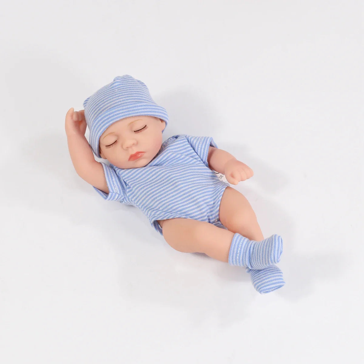 20cm Reborn Dolls Silicone Vinyl Baby Doll Cute Mini Bebe Doll Baby Reborn Doll Toys Waterproof Vinyl Doll For Girls Gift
