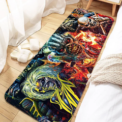 Heavy Metal Band Irons Maidens Door Mat Entrance Non-slip Doormat Washable Kitchen
