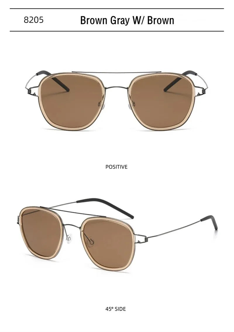 2025 Denmark Sunglasses For Women Gafas Men UV Protection Ultra-light Polarized Glasses 8205 Pilot  No Screw With Original Box