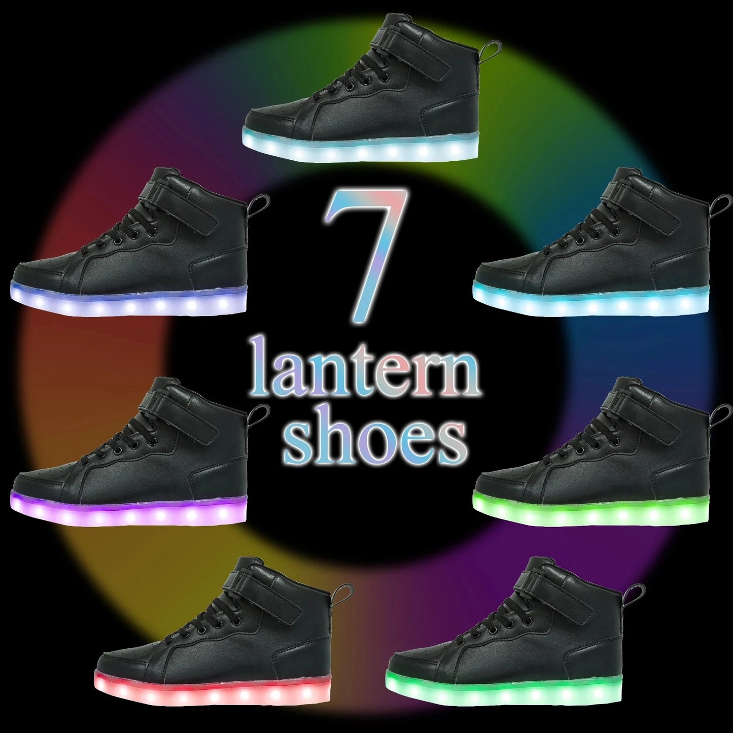 Size 25-39 Children Glowing Sneakers Kid Luminous Sneakers for Boys Girls