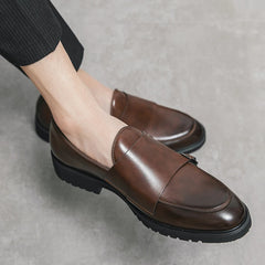 Men Fashion Formal Shoes Handmade Monk Shoes