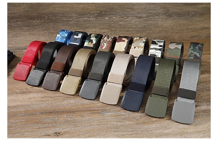 110/120/130/140/150/160/170cm Camo  - Belts Casual Jeans Accessories Branded Sports Outdoor Belts for Men Women