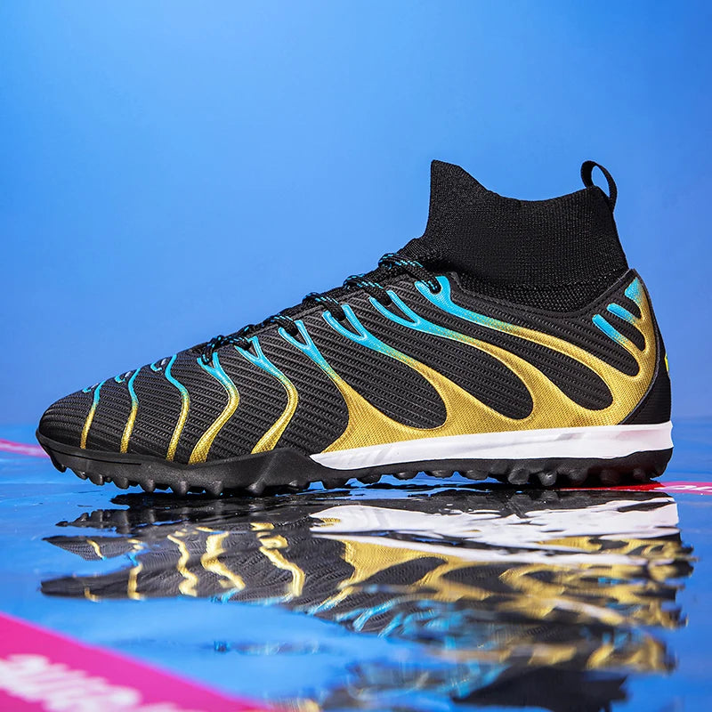 Soccer Cleats Men Sneakers Soccer Shoes Breathable Adult Kids TF/FG Football Boots