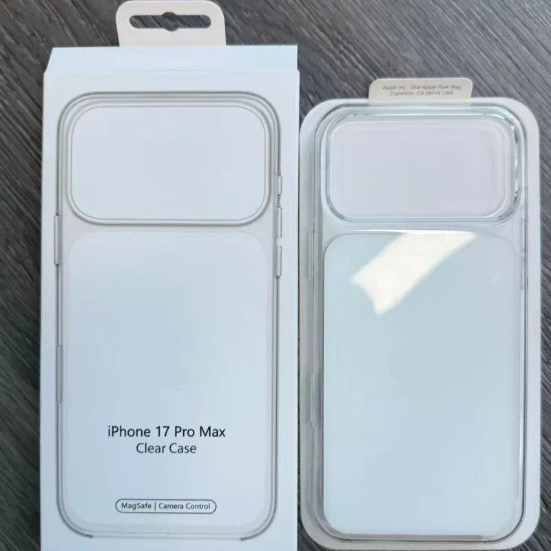 Magsafe Case For iPhone 17 Pro  17 Pro Max 17 Back Cover Transparent magnetic Wireless Charging