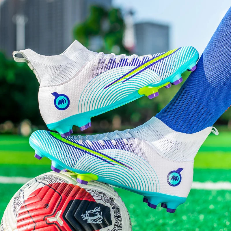 Soccer Shoes Society TF/FG Athletic Shoe Cleats Football Man Genuine Soccer Shoe