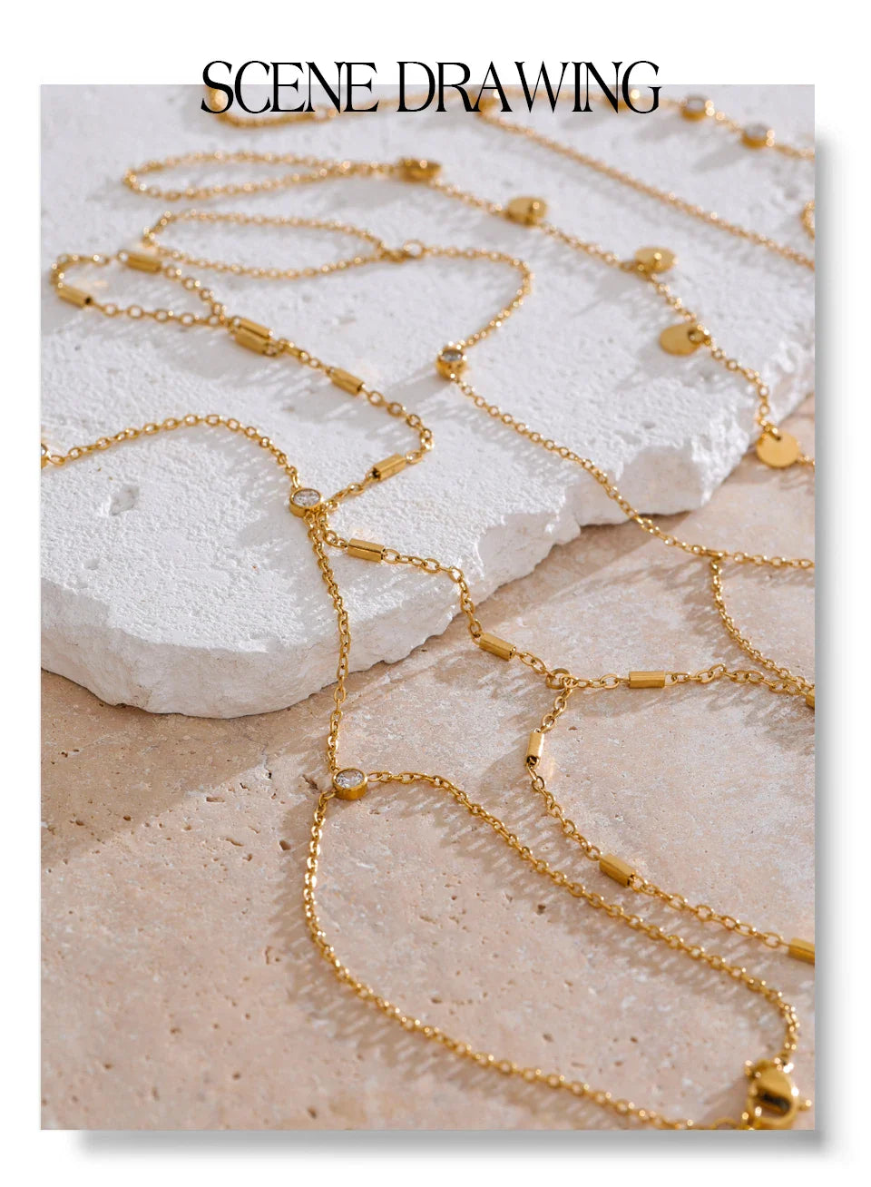 Yhpup Hot Style Zirconia Round Back of Hand Chain Finger Bracelet Bangle Stainless Steel Chic Fashion Jewelry Wholesale 2025 New