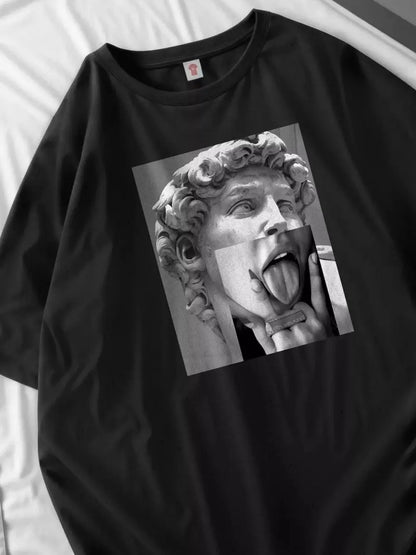 Doberman T-Shirts Women Dog Prints Cotton Tops Summer O-Neck Oversize T Shirts Casual Short Sleeve Tees Street Woman Clothes