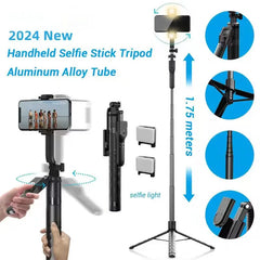 Wireless Selfie Stick Tripod Foldable Stand For Gopro Action