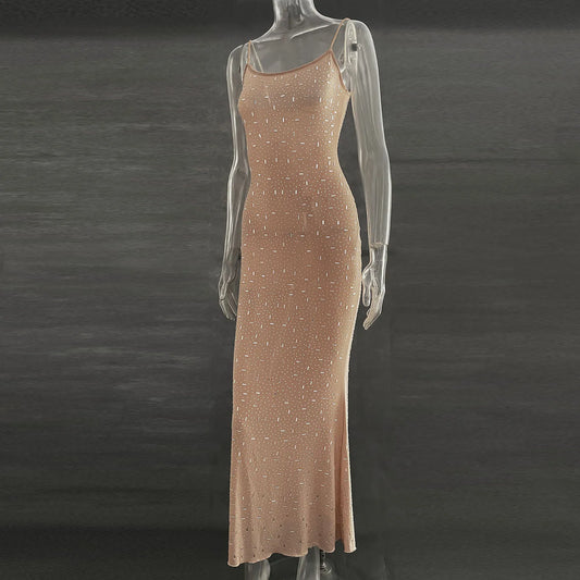Formal attire Dresses: Maxi Dress Fashion Glitter High Waist Bodycon Outfits