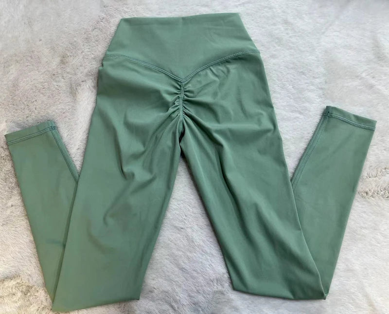 Tights Yoga Pants Hidden Scrunch Butt Sport Leggings for Women