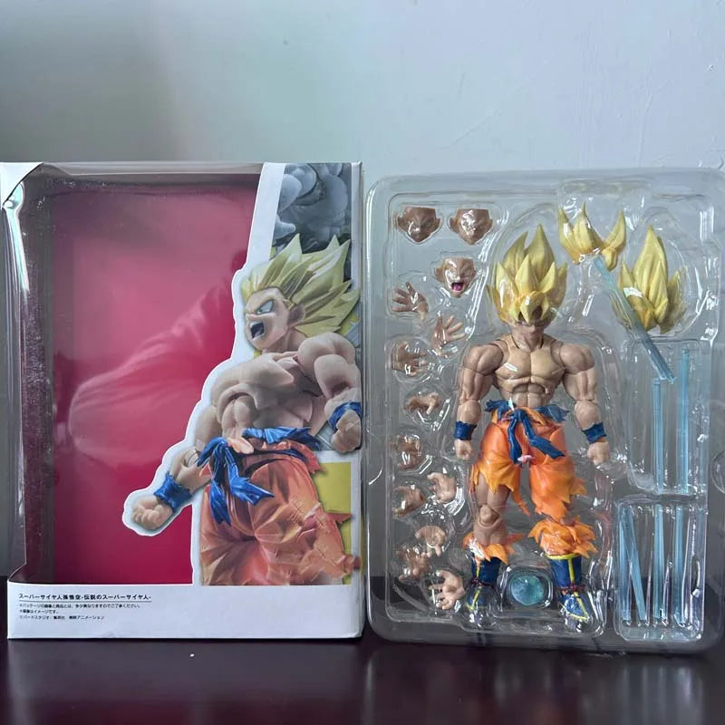 Dragon Ball Z Son Goku Figure SHF S.H.Figuarts Goku War Damage Super Saiya Anime Action Figures Model Toys Birthday Gift