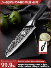 Forged Kitchen Knife Sharp Household Santoku Knife Suitable for Cutting Meat