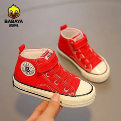 Shoes Boys Sneakers High-top Breathable Shoes Girls Shoes for Kids White