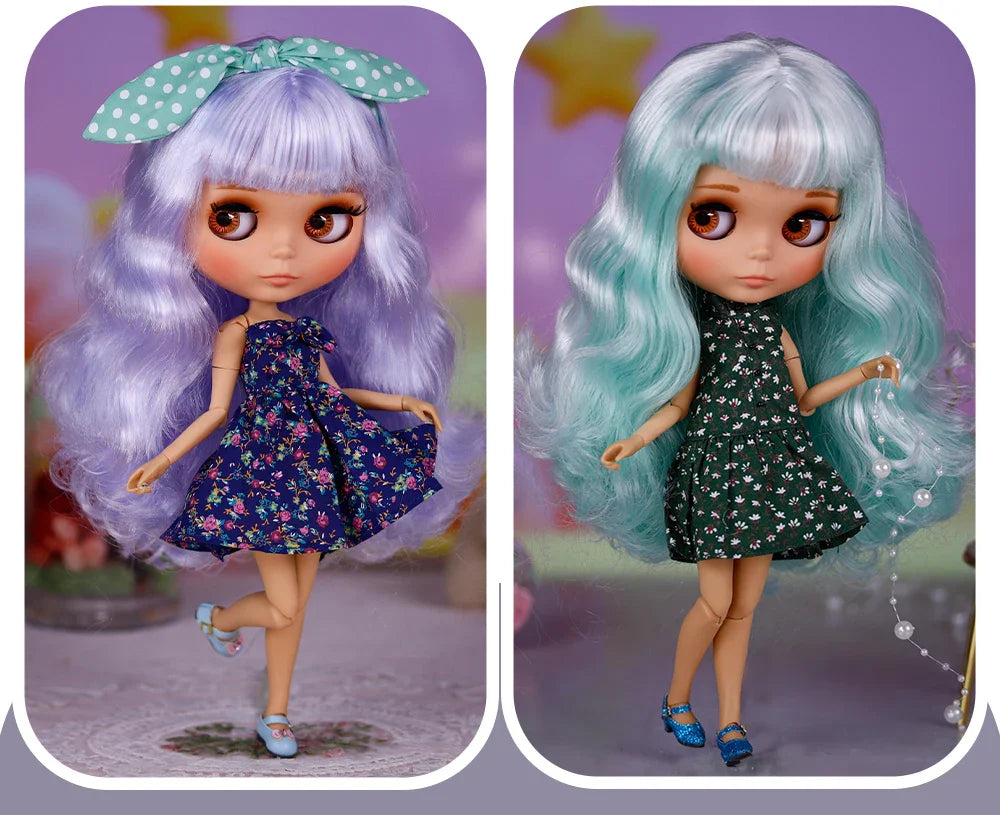 ICY DBS Blyth Doll Tan Skin Matte Face With Eyebrows Special Price 1/6 BJD JOINT body Neo Christmas Gift Anime