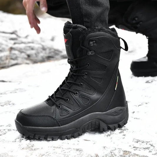 Military Leather Combat Boots for Men Combat Boot Infantry Tactical Boots Army Boots