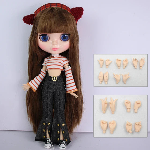 ICY DBS Blyth Doll 1/6 BJD Anime Doll Joint Body White Skin Matte Face Special Combo 30cm TOY
