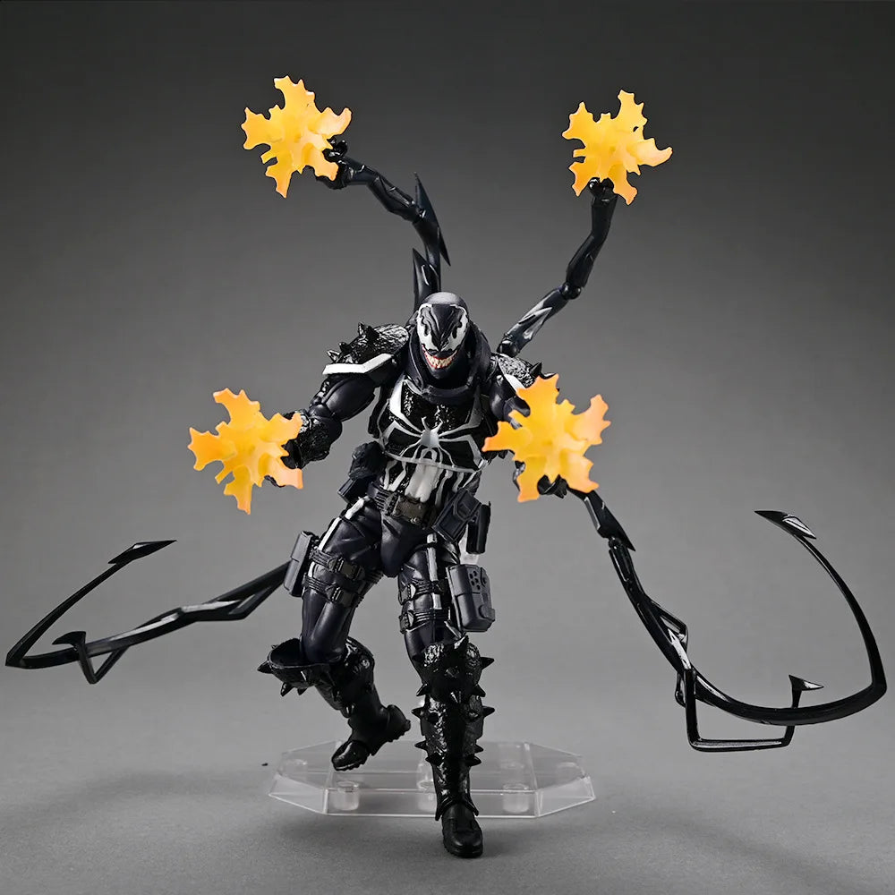 Amazing Yamaguchi Marvel Venom Agent series KO Articulated Action Figure Model Kit Desktop Ornament Collectible statue Toys Gift