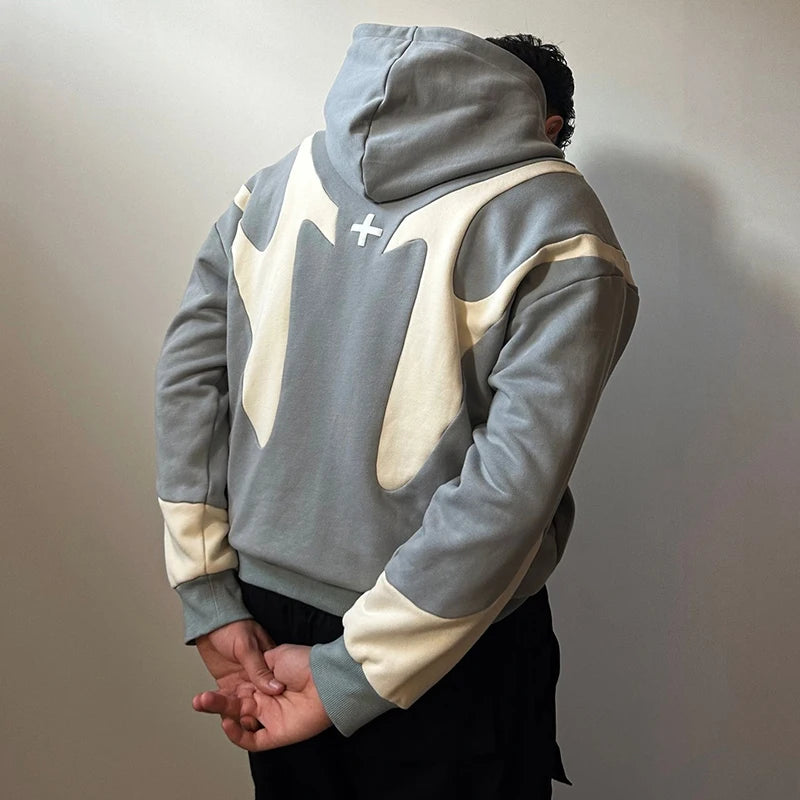 Sweatshirt for Men: Streetwear Mens Jackets American couple