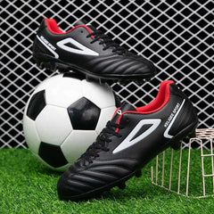 Men Soccer Shoes FG Outdoor Football Boots Sneakers Ultralight Sport Cleats