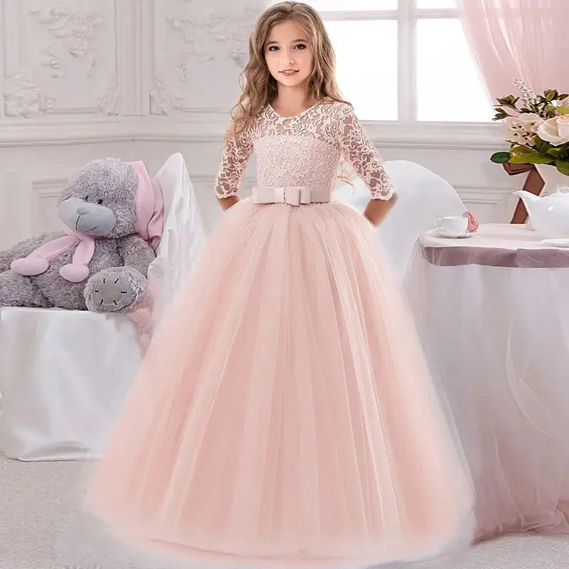 Children Princess Girls Party Wear Kids Christmas Dress Girl's Birthday Dress Baby