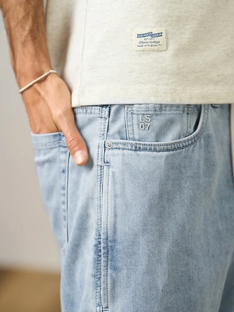 Fabric Quick Dry Cool Feeling Lightweight Wash Vintage Jeans
