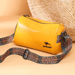 Fashion Women Handbag Oil Wax Leather Shoulder Crossbody Bags