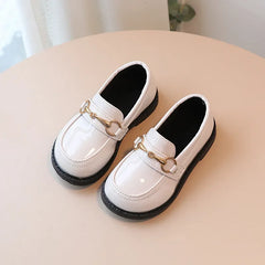 Girl Shoe Fashion Flats for Children Casual Kid Shoe Comfortable PU Leather Shoes Boys