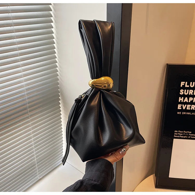 Underarm Pleated cloud bag for Women Fashion Designer Female Retro Shoulder Bag