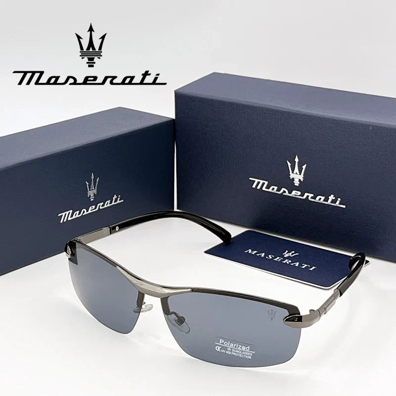 MASERATI Luxury Sunglasses High End for Men Women Polarized UV400 Driving Glasses Classic Style Premium Quality  Fashion Design