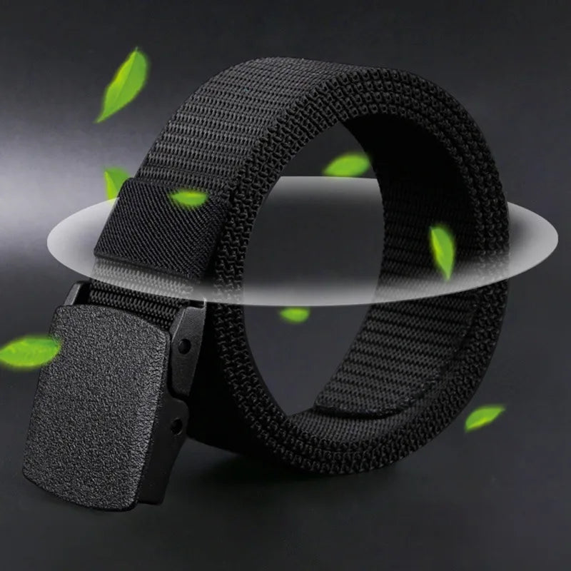 1/2PCS Military Men Belt Army Belts Adjustable Belt Men Outdoor Travel Tactical Waist Belt with Plastic Buckle for Pants 120cm