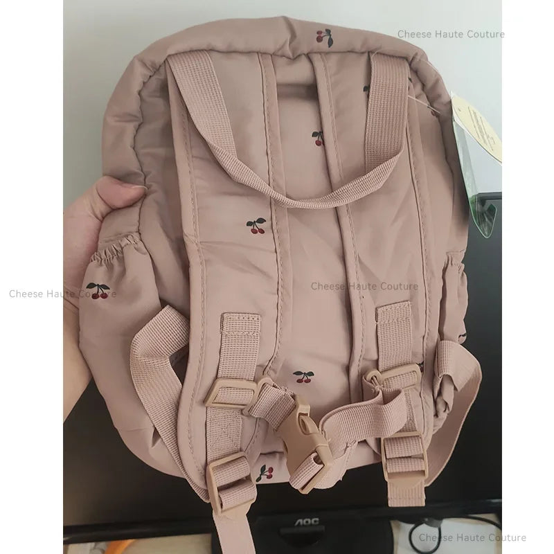 New KS Baby Backpack Parent-child Kids Schoolbag Kindergarten Bags Brand Traveling Cherry Children's Boys Girls Mom Storage