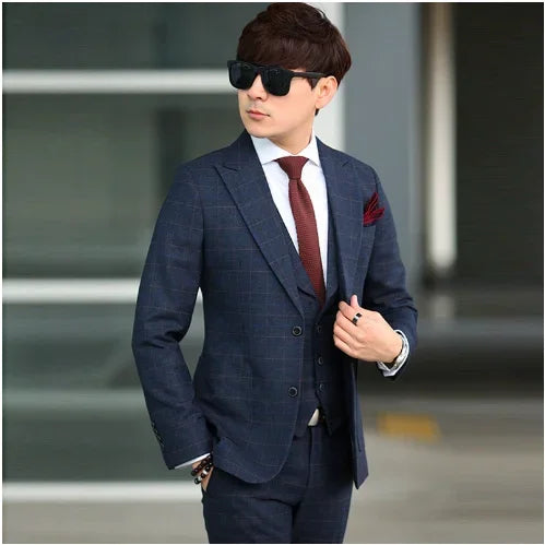 Customized suits for men's business, tailored work suits