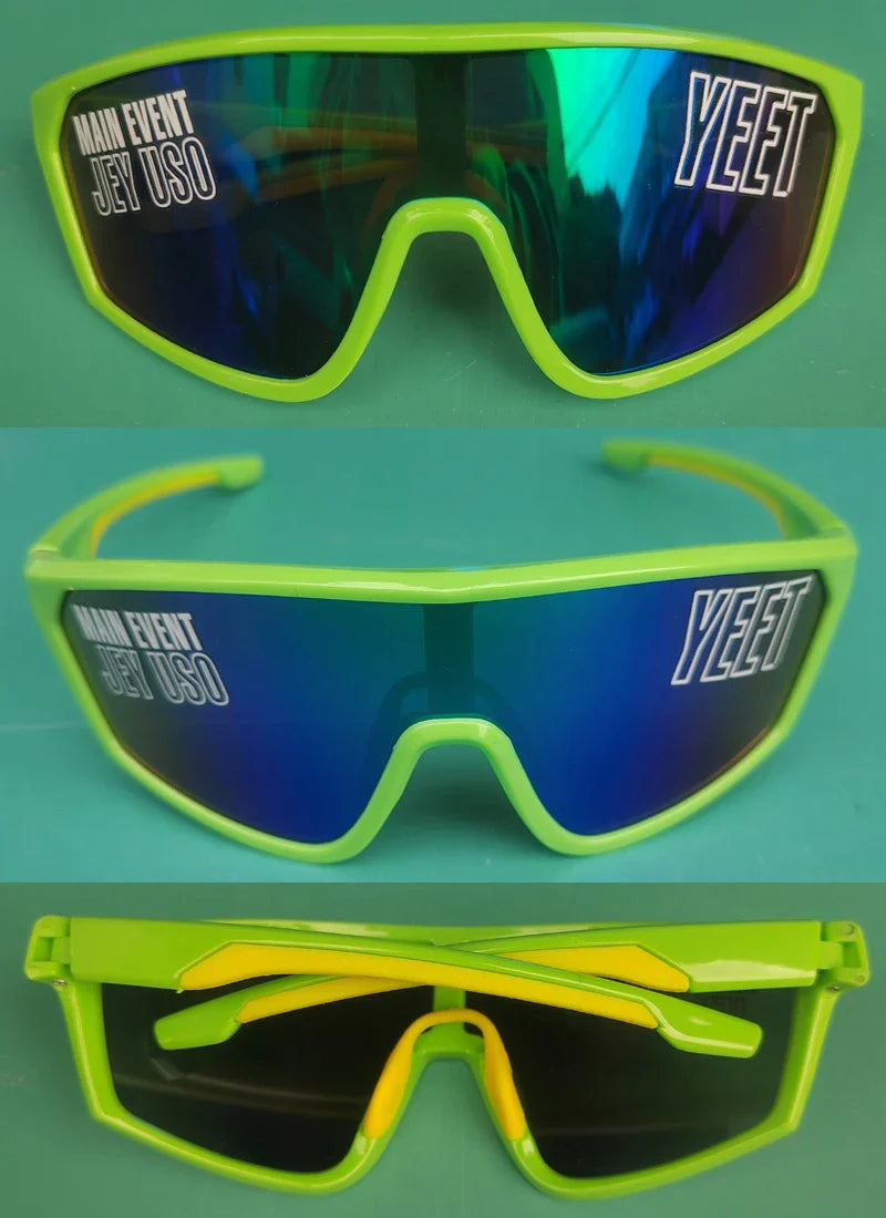 Jey Uso YEET Sunglasses Sports Shades MAIN EVENT Blue Glasses Bloodline USOS RARE colors  Motorcycle glasses