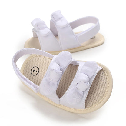 Lovely 0-18M Newborn Baby Girls Summer Shoes Sandals First Walkers Newborn Shoes Casual Soft Sole Sandals Toddler Shoes