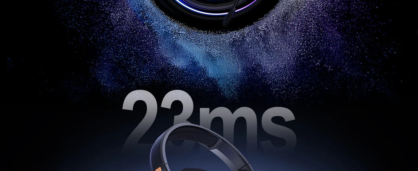 NUBWO G06 Dual Wireless Gaming Headphones 2.4GHz Bluetooth 5.3 Headsets Gamer with Microphone for PS5, PS4, PC, Mobile, Switch