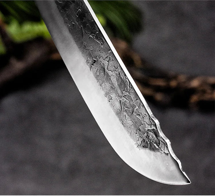 Cleaver Knife Forged Full Tang Butcher Knife 5CR15mov Stainless Steel Knife Sharp