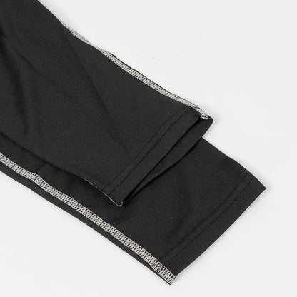 Men's Workout Compression Shirt Quick Dry Running T-shirt Turtleneck Long Sleeve Rash Guard Gym Base Layer Athletic Undershirt