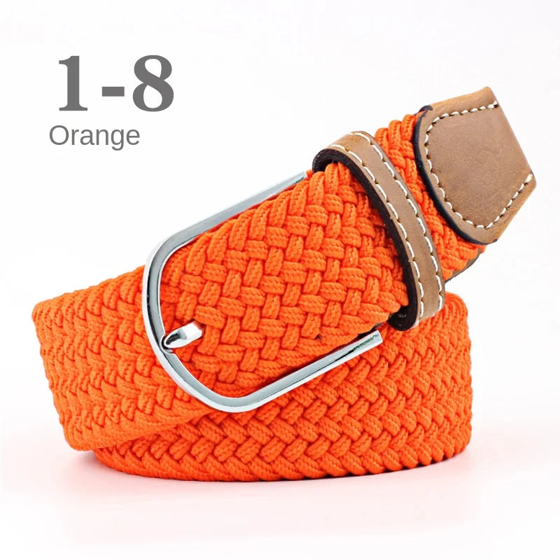 107/120cm Unisex Colorful Canvas - Belt Casual Luxury Trend Jeans Accessories Nylon Girdle Hunting Belt for Men and Women